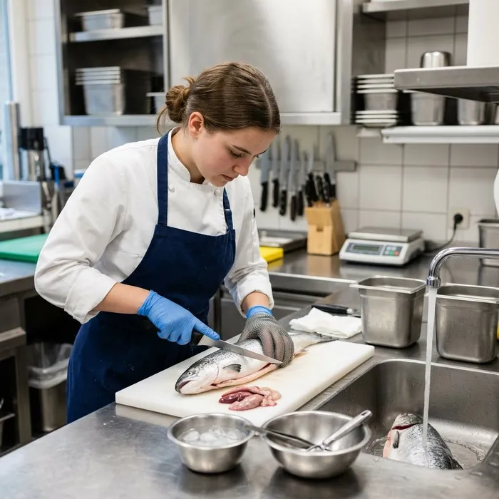 Koch/Köchin EFZ Fisch ausnehmen