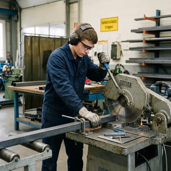 Metallbauer/in EFZ Metall zuschneiden
